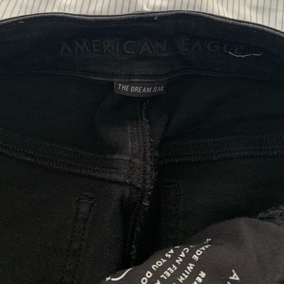 American Eagle Black High Rise Dream Jegging Skinny Jean - Picture 5 of 7